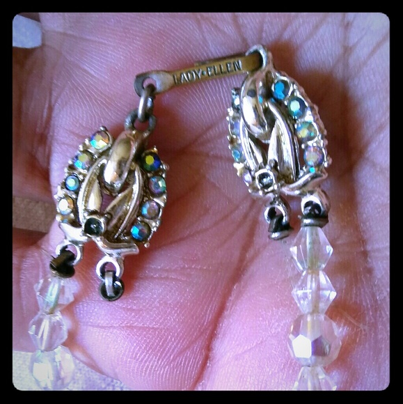 Vintage Lady Ellen Crystal Bead Necklace - Picture 6 of 8